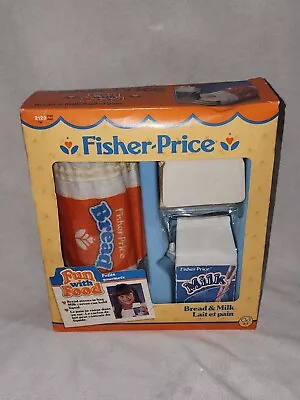 Vintage Fisher Price Fun With Food Bread And Milk In Box • $39.99