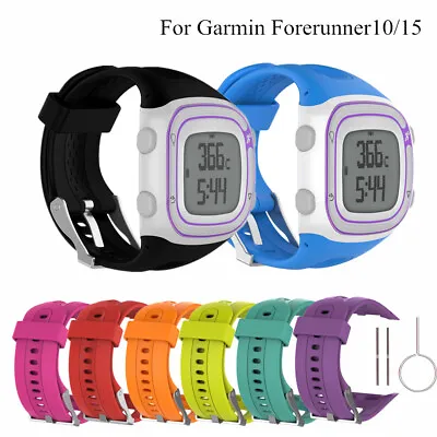 Sports Band For Garmin Forerunner 10 Forerunner 15 Watch Strap Silicone Bracelet • $13.18