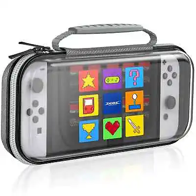 Nintendo Switch / OLED Protective Clear Transparent Carry Case - SUPERKOOL!0 • $54.95