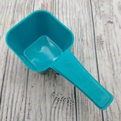 Vintage Mr. Coffee Small Scoop Rare Turquoise Blue Plastic Measuring Spoon • $18.99