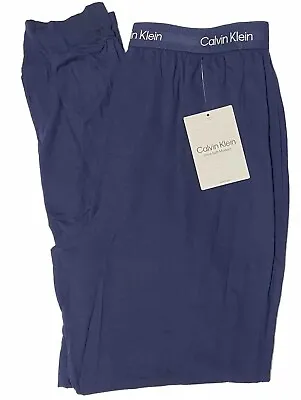 Calvin Klein Men's Ultra Soft Modern Modal Jogger Pants Large (36-38)  Blue • $31.99