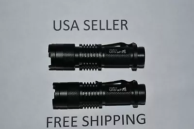 Flashlight Cree Led Q5 Tactical Mini Ultra Fire 3 Mode Pocket Clip 1000 Lumens • $12.99