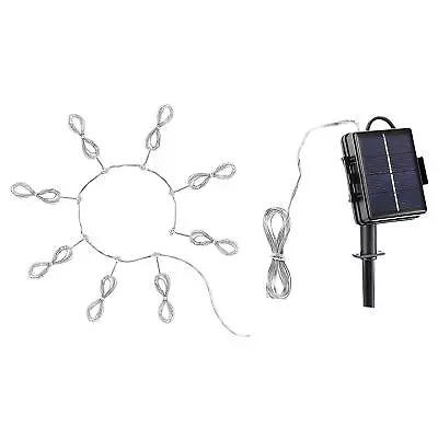 Solar Umbrella Light Outdoor Water Resistant Solar Umbrella With 8 Lights • $27.29