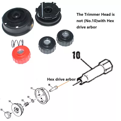 Trimmer Head Is For McCulloch MAC 65SL 80SX 80SL Eager Beaver 28/C 280 282 • $18.99