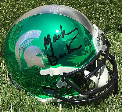 Michigan State Spartans MARK DANTONIO Signed Autographed Chrome Football Helmet! • $119.99