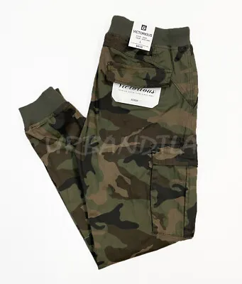 Men's Casual Stretch Cargo Jogger Pants Camo Cargo Pants S-5XL JG3024 • $30.95