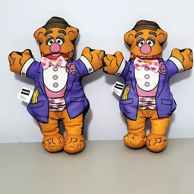 Lot Of 2 - 1998 FOZZIE BEAR 7  Plush Stuffed Toy Blockbuster The Muppets Vintage • $12