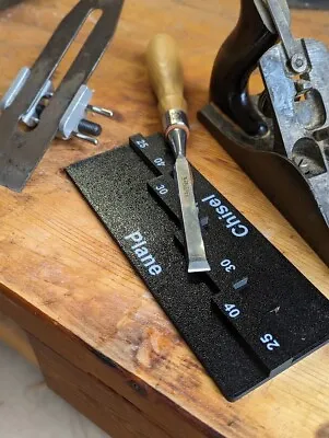 Plane & Chisel Sharpening Guide Jig (for Common  Eclipse Style  Honing Guide) • $21.99