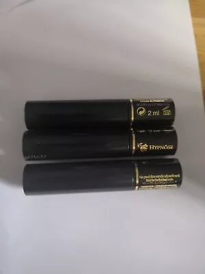 Lancom Hypnose Mascara Noir Hypnotic 3x 2ml Sample Travel Size NEW • £11.50