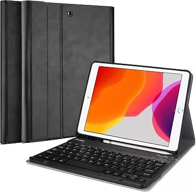 For Apple IPad 9th 8th 7th Generation Smart Case With Keyboard Bluetooth Cover • $37.99