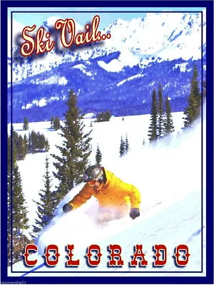 $74.95 • Buy 95268 Ski Vail Colorado Winter United States America Decor Wall Print Poster