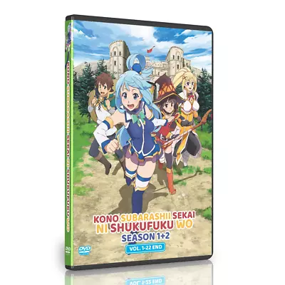 DVD Kono Subarashii Sekai Ni Shukufuku Wo Season 1+2 ENGLISH DUBBED • $18.99