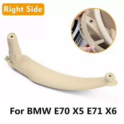 Car Interior Rear Right Passenger Door Handle Pull Trim Cover For BMW E70 X5 X6 • $11.84