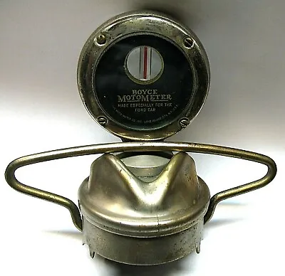 Boyce Motometer W/cap-especially Made For The Ford Car- Model T Ford Mascot Cap • $375