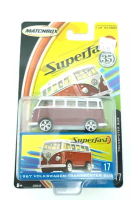 ©2004 Matchbox Superfast 17 1967 Volkswagen Transporter Bus • $7.66