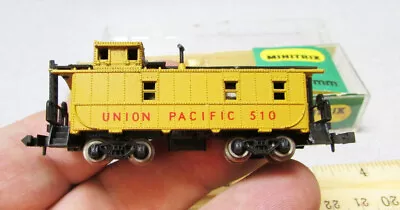 Minitrix N Gauge Scale Model Train 3271 Union Pacific Caboose W/ Original Case • $14.99