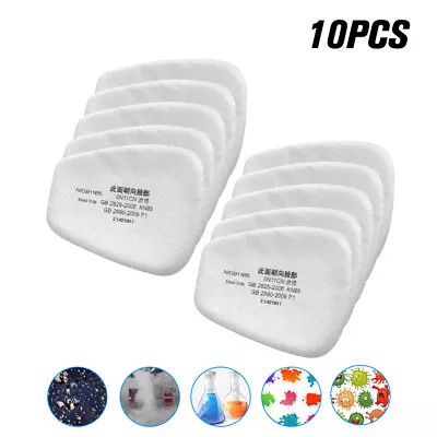 10PC 5N11 Cotton Filter Safety Protect Replacement For 6200 6800 7502 Respirator • $14.29