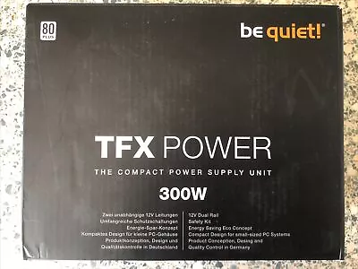 Be Quiet! 300W TFX Power 3 PSU Small Form Factor 80+ Gold 2 Power Supply • £18.24