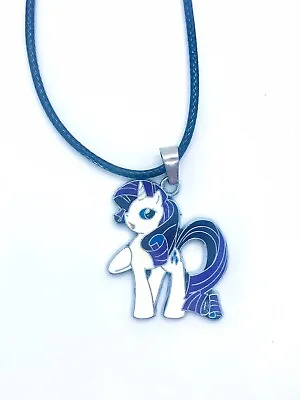 My Little Pony Rarity Necklace Charm Gift UK Seller Fast Shipping • £4.64