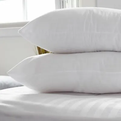 Soft Touch Microfibre Pillows Soft As Down Feather Alternative Pillows  2 4 6 Pk • £12.95