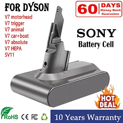 $19.79 • Buy 6.0AH For DYSON V7 Battery 21.6V V7 Absolute V7 Motorhead Pro V7 Trigger V7 HEPA
