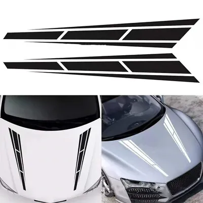 Universal Fit Racing Sports Hood Stripes Decal Vinyl Stickers For Car SUV Truck • $12.99