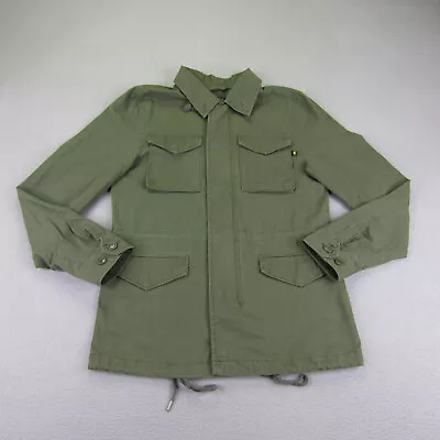 Vintage Military Jacket Small Green Parka Shell M-1951 Nylon Oxford OG Shade 107 • $159.97