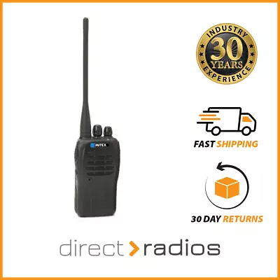 Mitex Security UHF 5W Handheld Two Way Radio Walkie Talkie • £107.95