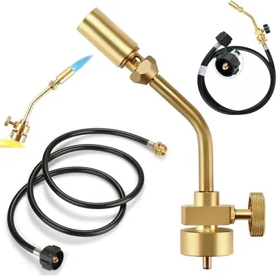 Mapp Gas Propane Gas Tank Turbo Torch Hose Adapter For Brazing Soldering Welding • $15.90