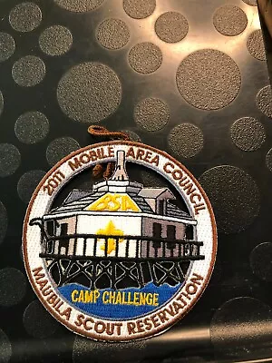 Bsa 2011 Mobile Area Council Maubila Scout Reservation Camp Challenge Patch • $5.12