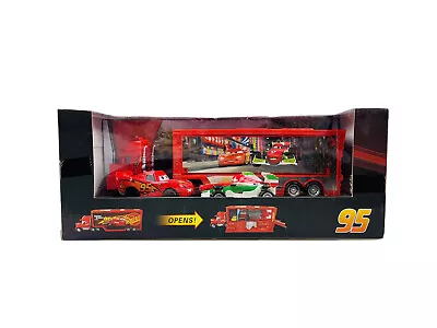 Lightning McQueen Travel Time Mack Truck And Francesco Playset 3+ • $34.99