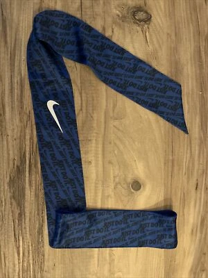 £19.99 • Buy NIKE Youth Printed Fury Headband/bandana  3.0 Color Blue Void/White