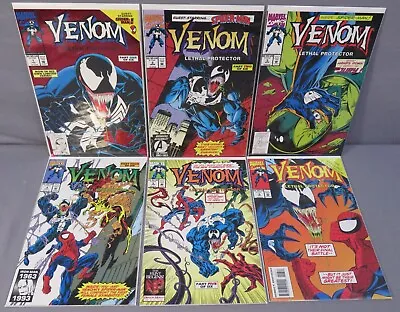 VENOM LETHAL PROTECTOR #1 2 3 4 5 6 (Full Run 1-6) High Grade Marvel Comics 1992 • $119.99