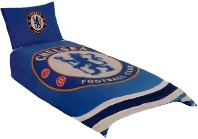 Chelsea FC Pulse Reversible Single Duvet Quilt Cover And Pillowcase Set Blue  • £24.51