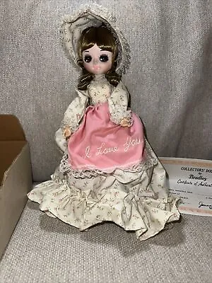 VTG Bradley Big Eyes Doll. I Love You  With COA And Original Box • $15.19