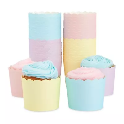 48x Mini Cupcake Muffin Liners Wrappers Paper Baking Cups For Birthday Wedding • $10.99