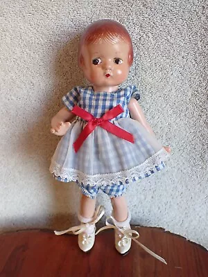 Vintage Effanbee Patsyette Composition Doll 9  Repaired • $14.95