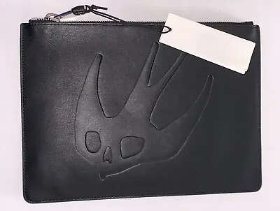 MCQ By ALEXANDER McQUEEN EMBOSSED LEATHER POUCH BAG - Unisex • $139