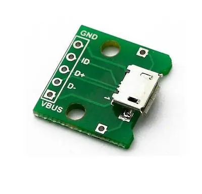 $0.73 • Buy 5pcs MICRO USB To DIP Adapter 5pin Female Connector B Type Pcb Converter