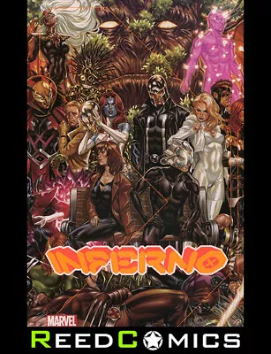 INFERNO HARDCOVER MARK BROOKS DM VARIANT COVER New Hardback Collects (2021) #1-4 • £29.99