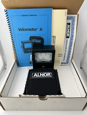 Vintage ALNOR Velometer Jr  8100 Air Flow Velocity Meter Boxed Complete As New • $63.57