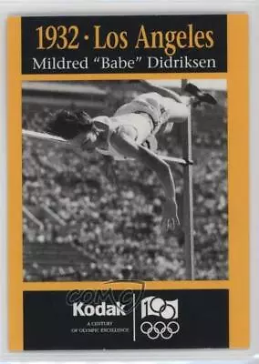 1995 Kodak A Century Of Olympic Excellence Babe Didrikson Zaharias • $9.73