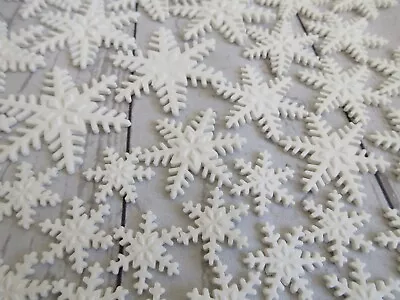 £11 • Buy Edible Snowflakes Christmas Cake Decorations Fondant. Edible Disney’s Frozen. 