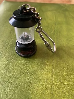 VINTAGE COLEMAN MINIATURE LIGHT UP LANTERN KEY CHAIN Camping Free Shipping • $13