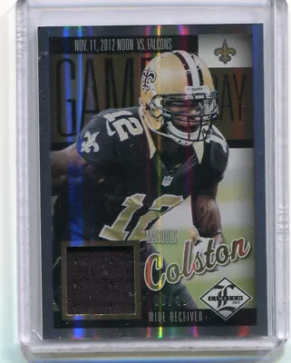 2013 Limited Game Day Materials Marques Colston Jersey 8/49 • $6.49