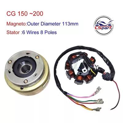 Magneto Stator Kit CG 125CC ~250CC Lifan ZongShen Taotao SunL Kazuma ATV Quad • $59.99