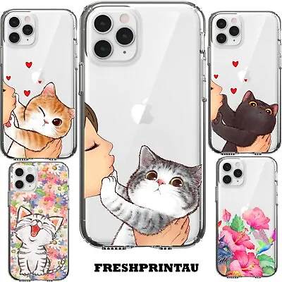 $17.95 • Buy Case Cover Silicone Cute Kawaii Kitten Grumpy Cat Happy Colourful Kitty Pet Meow