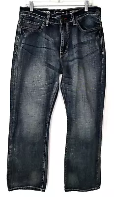 Express Jeans Kingston Men's Blue Denim 36Wx32L Classic Fit Regular Rise Bootcut • $21.99