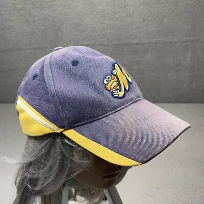 Montgomery Biscuits Hat Cap Strap Blue Yellow Blue MiLB Baseball Minor League • $16.10