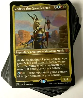 ***Custom Commander Deck*** Zedruu - Unwanted Gifts Chaos - EDH MTG Magic Cards • $71.85